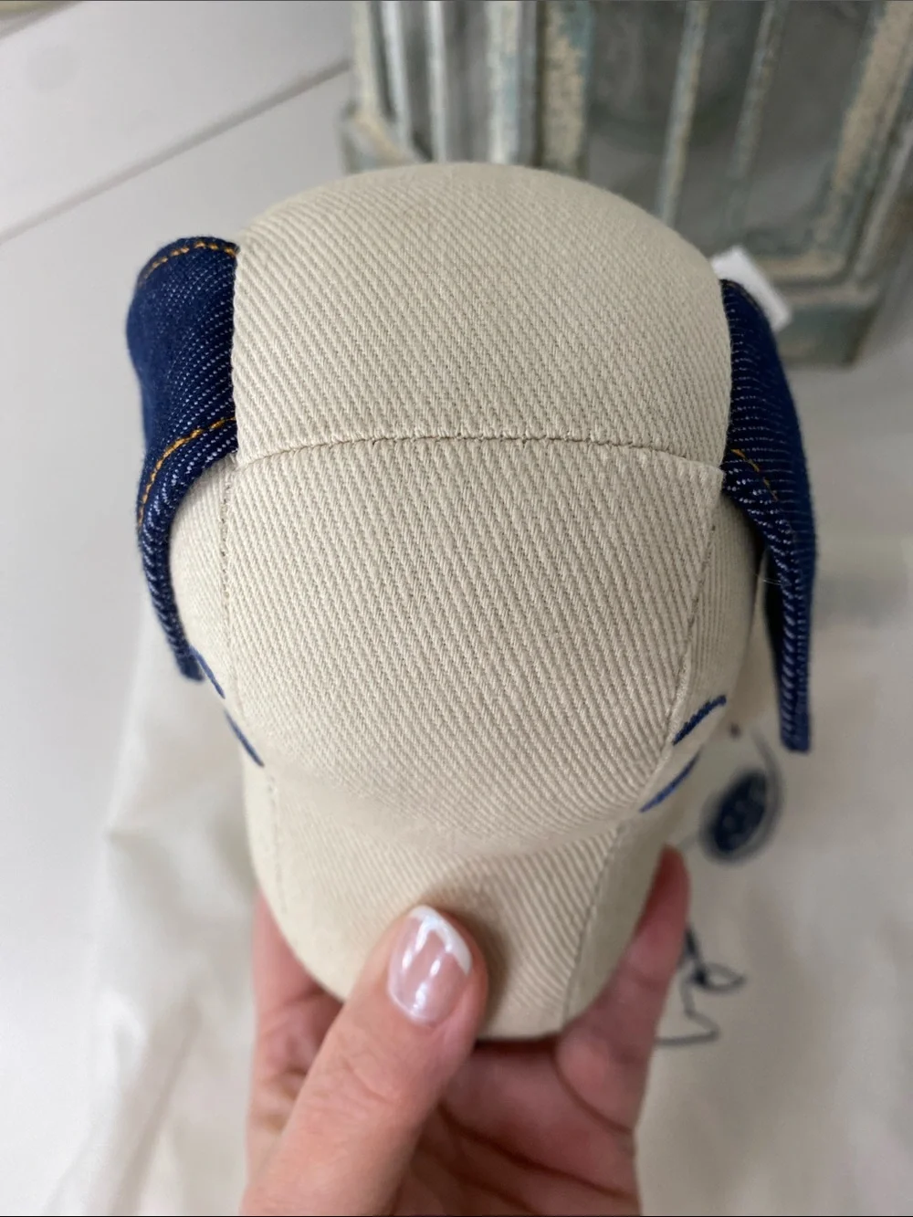 American Eagle Outfitters x Snoopy Dog Toy denim fabric